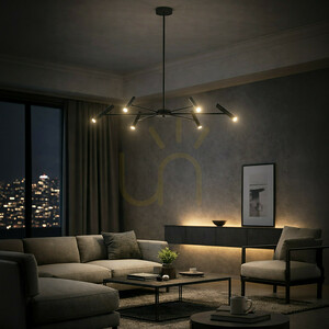 Niva Black 30 W LED-pendellampa small 1