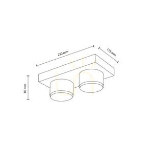 Brix Green taklampa 2 Xgx53 small 6