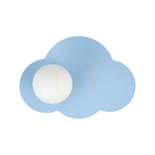 Kontrollera Cloud New Blue vägglampa 1 Xg9