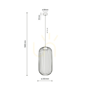 Sphera S svart taklampa 1 Xgx53 small 8