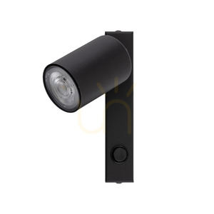 Nex svart vägglampa 1 XGU10 small 5