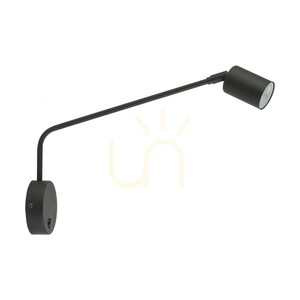 Nex svart vägglampa 1 XGU10 small 4