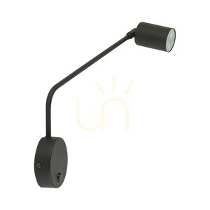 Nex svart vägglampa 1 XGU10 small 5