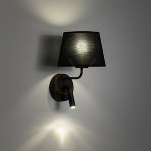 Maja svart vägglampa 1 Xe27 / 1 Xg9 small 1