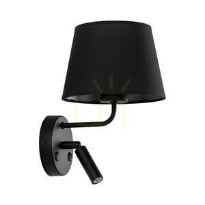 Maja svart vägglampa 1 Xe27 / 1 Xg9 small 4