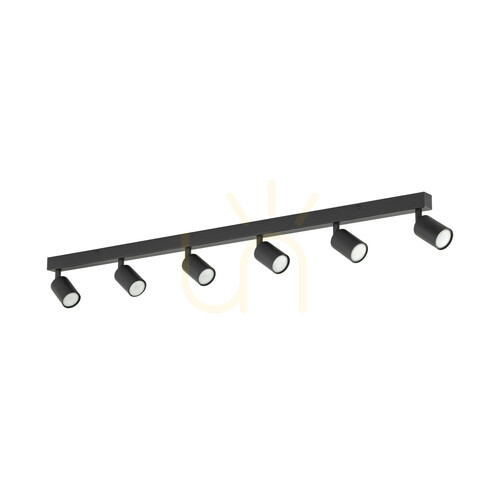 Kontrollera Nex svart taklampa 6 XGU10