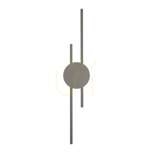 Java New Brown vägglampa med 2 LED-lampor small 6
