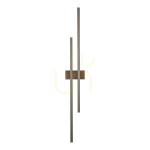 Flash New Brown Wood vägglampa med 2 LED-lampor small 9