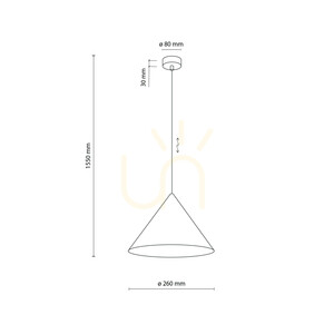 Cono M Pistacio taklampa 1 Xe27 small 7