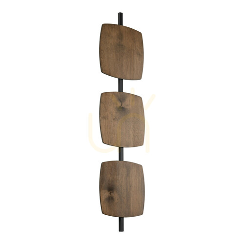 Kontrollera Selva L LED-vägglampa i valnöt
