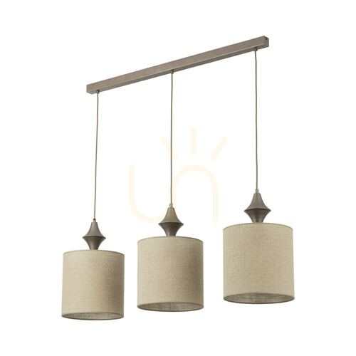 Kontrollera Amura New Brown taklampa 3 Xe27