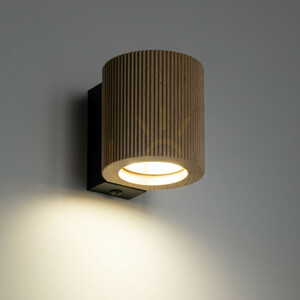 Eve Corte vägglampa i trä 1 XGU10 small 1