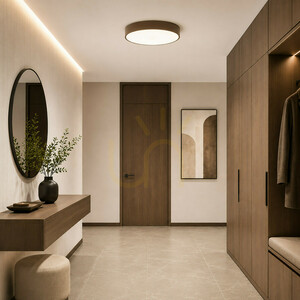 Velis Brown 30 W LED-taklampa IP54 small 1