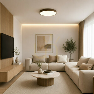 Velis Brown 40 W LED-taklampa IP54 small 1