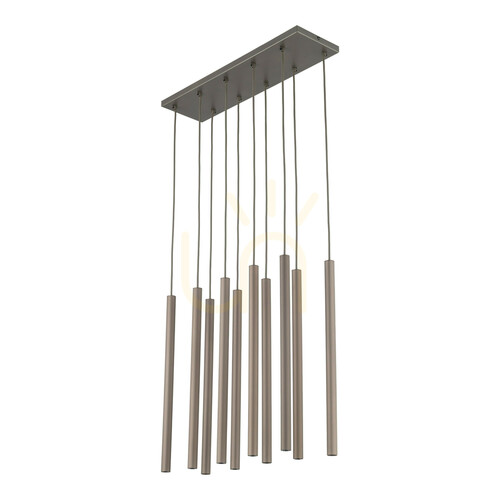 Kontrollera Ferro New Brown taklampa, 10 Xg9-remsa