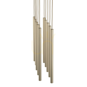 Ferro Sabia Champagne taklampa, 10 XG9-uttagsrad small 7