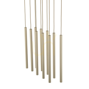 Ferro Sabia Champagne taklampa, 10 XG9-uttagsrad small 8