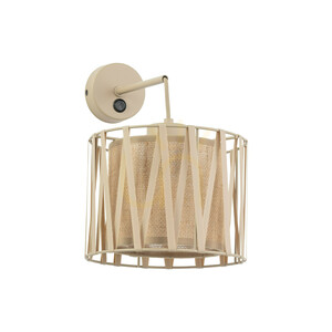 Harmony Sabia vägglampa i jute, 1 st, Xe27 small 0