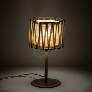Harmony Sabia nattlampa i jute, 1 st, Xe27 small 1
