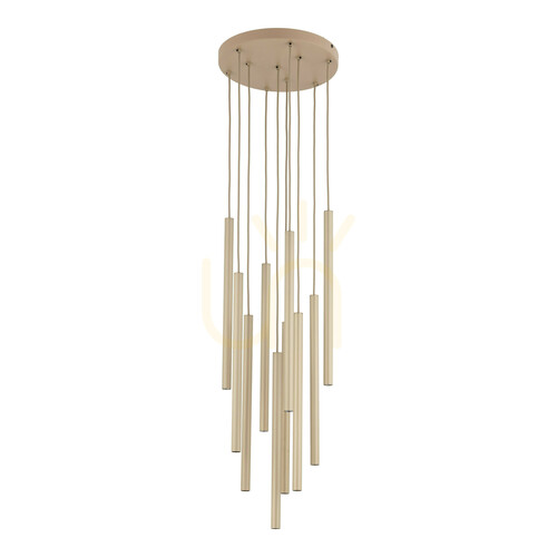 Kontrollera Ferro Sabia Champagne taklampa 10 Xg9 Circle