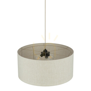Largo Beige taklampa, 3 Xe27 small 3