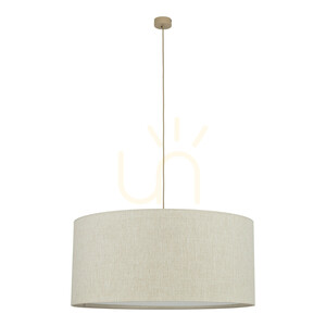 Largo Beige taklampa, 3 Xe27 small 4