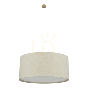 Largo Beige taklampa, 3 Xe27 small 0