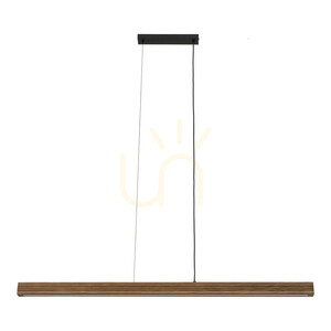 Viga Wood LED-pendellampa i borstad furu och valnöt small 11
