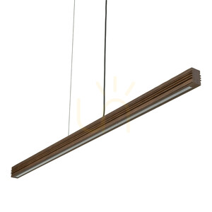 Viga Wood LED-pendellampa i borstad furu och valnöt small 7
