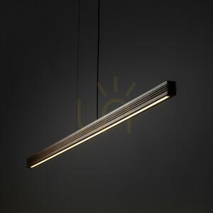 Viga Wood LED-pendellampa i borstad furu och valnöt small 2