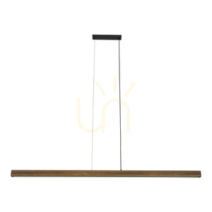 Viga Wood LED-pendellampa i borstad furu och valnöt small 9