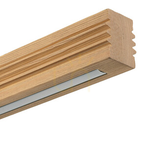 Viga Wood LED-taklampa i borstad, patinerad furu small 4