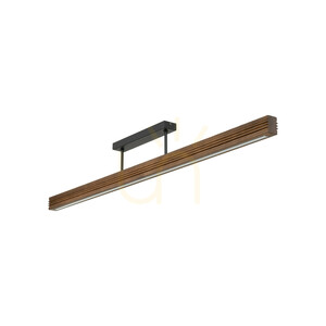 Viga Wood LED-taklampa i borstad furu och valnöt small 0