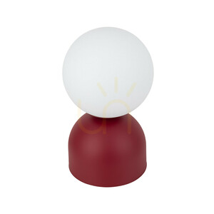 Miki Burgund Stort nattljus 1 Xe27 small 6