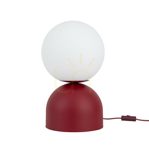 Miki Burgund Stort nattljus 1 Xe27 small 0