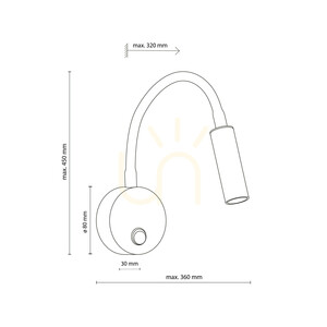 Lagos Sabia vägglampa 1 Xg9 small 7