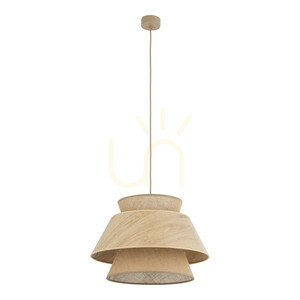 Kalum Wood taklampa 1 Xe27 small 0