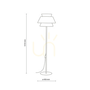 Kalum golvlampa 1 Xe27 small 8