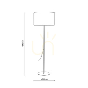 Dalum Olive golvlampa 1x E27 small 7