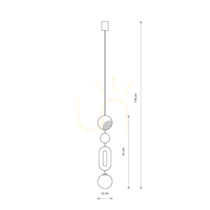 DROPS COLOR B 11195 Nowodvorski taklampa small 7