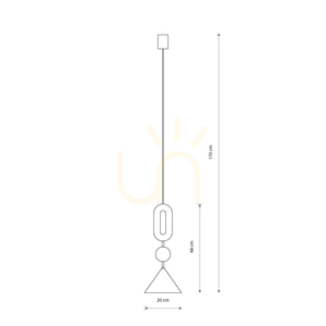 DROPS COLOR F 12098 Nowodvorski taklampa small 7