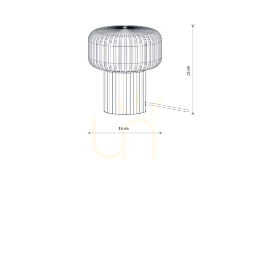 Kontrollera TIKA 11979 bordslampa av Nowodvorski