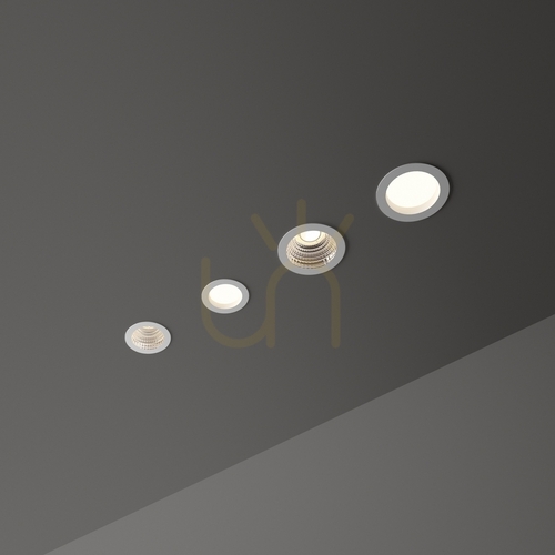 Kontrollera Infälld takspot Ideallux BASIC vit LED 10,5W 3000K 193458