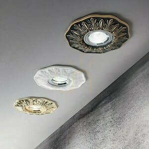 Infälld takarmatur Ideallux POLKA 115580 champagne GU10 Ø14 cm 2 Infälld takarmatur Ideallux POLKA 115580 champagne GU10 Ø14 cm small 2