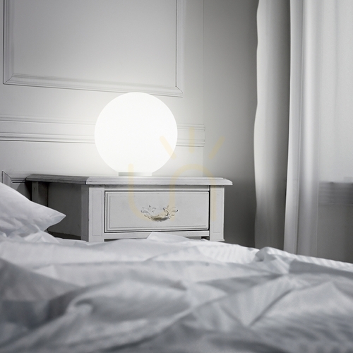 Kontrollera Bordslampa Ideallux MAPA BIANCO vit glas/metall 10 cm 310817