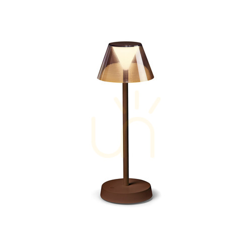 Kontrollera Bordslampa Ideallux Lolita 286747 brun bärbar LED IP54