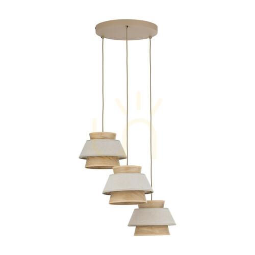 Kontrollera Kalum Len taklampa 3 Xe27 Circle