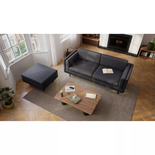 Kontrollera CHELSEA ottoman – Gray City-soffa