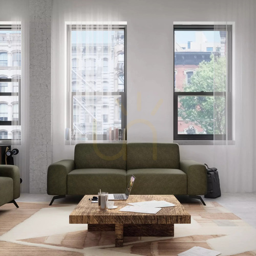Kontrollera SOHO tvåsitssoffa – Green City Sofa