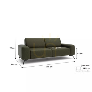 SOHO tvåsitssoffa – Green City Sofa small 4